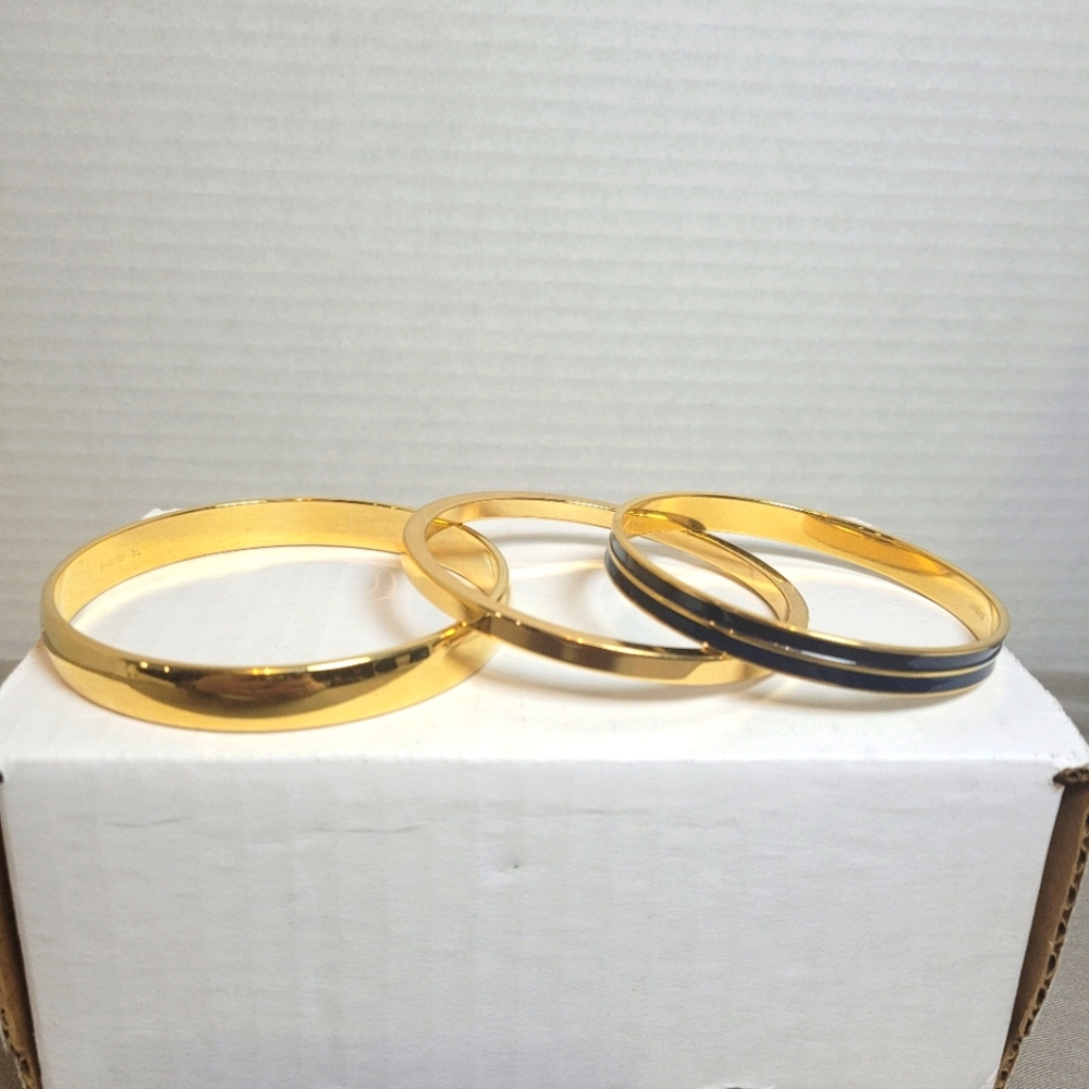 Monet Gold Bangles, set of 3
